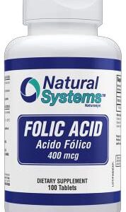 FOLIC ACID (400 mg 100 Tabletas)