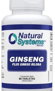 GINSENG + GINKGO BILOBA (60 mg 60 Tabletas)